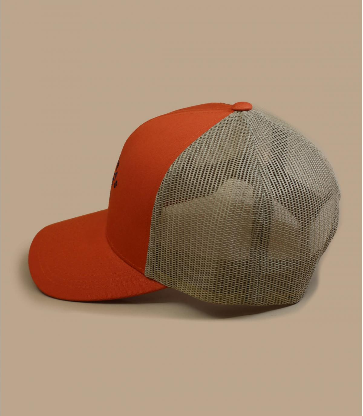 Trucker Dark Seas orange green